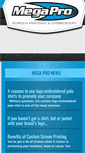 Mobile Screenshot of megaproscreenprint.com